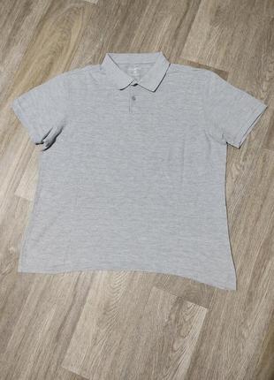 Мужская серая футболка / primark / поло / мужская одежда / чоловічий одяг /