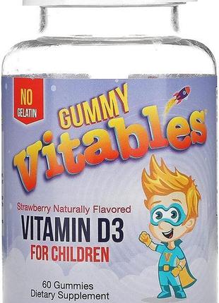 Вітамін d3 для дітей vitables vitamin d3 for children 60 veget...