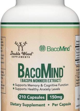 Екстракт бакопи double wood supplements bacomind bacopa extrac...