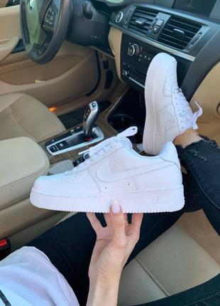 Кроссовки nike air force 1 white premium