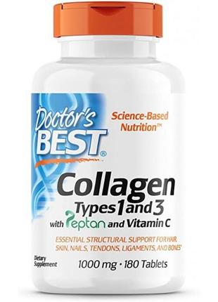 Колаген doctor's best collagen types 1 and 3 with peptan 1000 ...