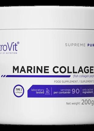 Морський колаген marine collagen 200 g pure