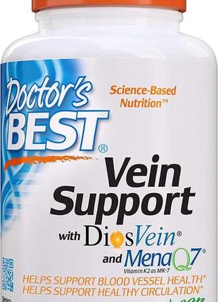 Vein support with diosvein and menaq7, 60 veggie caps