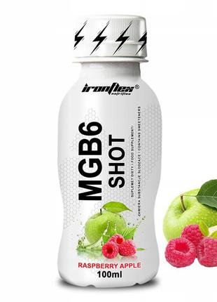 Магній + вітамін в6 iron flex mg+b6 shot 100ml (apple raspberry)