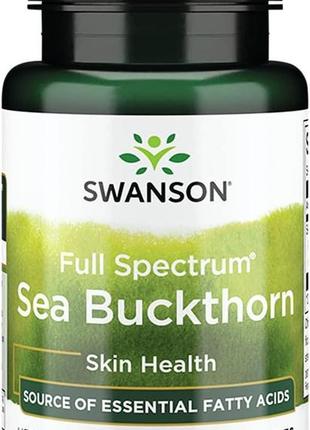 Обліпиха swanson full spectrum sea buckthorn, 60 capsules