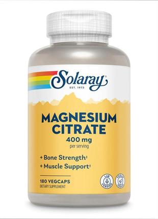 Magnesium citrate 400mg - 180 vcaps