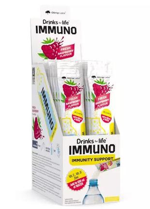 Підтримка імунітету olimp drinks for life immuno 20x9 g (raspb...