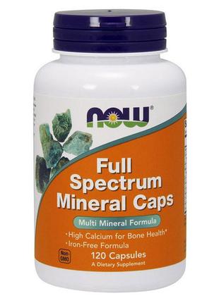 Мінеральний комплекс now foods full spectrum minerals 120 caps