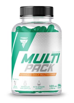 Вітамінно-мінеральний комплекс trec nutrition multi pack 120 caps