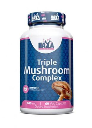 Потрійний грибний комплекс haya labs triple mushroom complex 6...