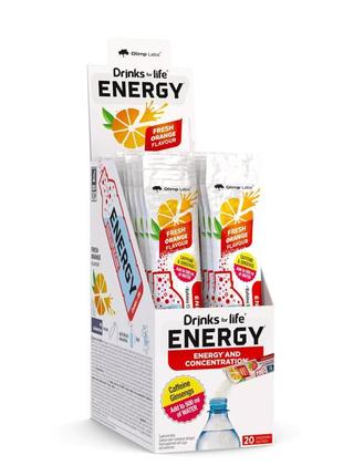 Ізотонік olimp drinks for life energy 20x4 g (orange)