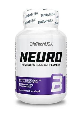 Добавка для нервової системи biotech neuro 60 caps