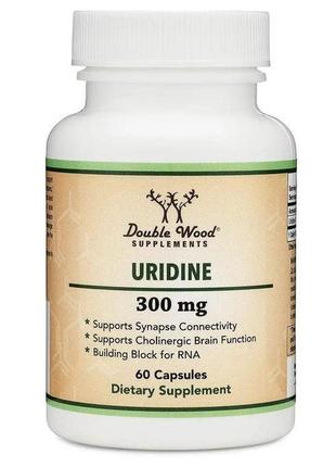 Уридин double wood supplements uridine 300 mg 60 capsules