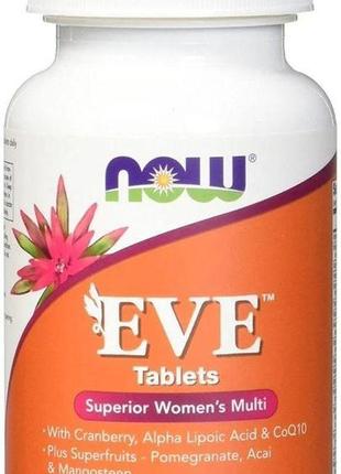 Вітаміни для жінок now eve superior women's multi 90 tabs