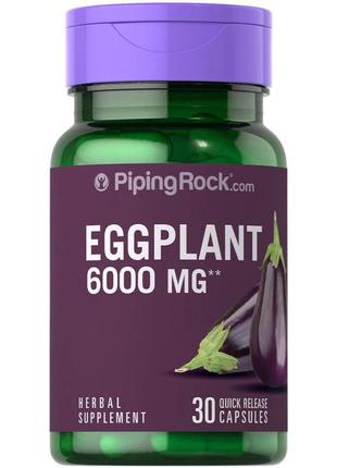 Екстракт баклажанів piping rock eggplant extract 6000 mg 30 qu...