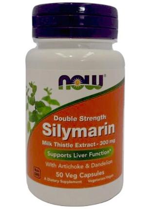 Силімарин now silymarin milk thistle 300mg 50 caps