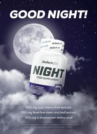 Комплекс для нормалізації сну biotech night 60 caps2 фото