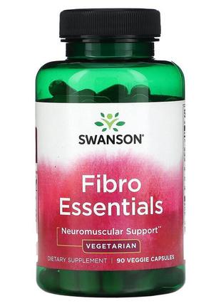 Харчова добавка здоров'я м'язів swanson fibro essentials, 90 v...