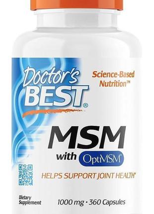 Метилсульфонілметан doctor's best msm with optimsm 1,000 mg 36...