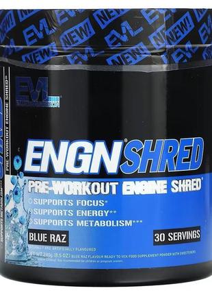 Передтренувальний комплекс evlution nutrition engn shred 240 g...