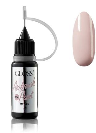 Фарба для аерографа gloss airbrush paint 034, 12 мл