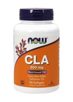 Кон'юргована линовлева кислота now cla 800 mg 90 softgels