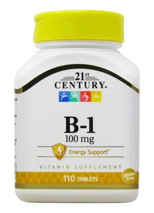 Вітамін в1 21st century b-1, 100 mg, 110 tablets