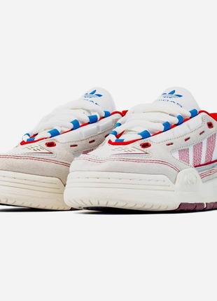 Женские кроссовки адидас ади 2000 белые с розовым / adidas adi 2000 white red5 фото