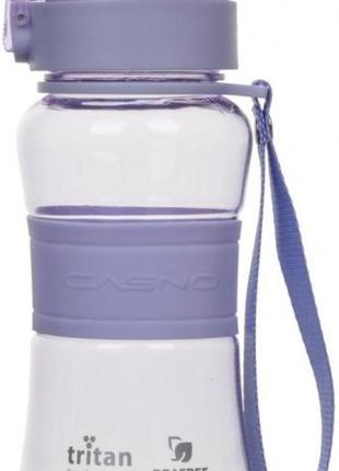 Пляшка для води casno 400 мл kxn-1104 tritan фіолетова