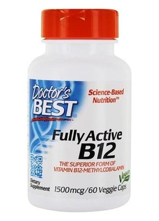 Вітамін в12 (метилкобаламін) best fully active b12 1500 mcg 60...