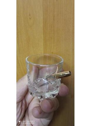Подарунок чоловікові склянка для віскі з військовою кулею хіт 20227 фото