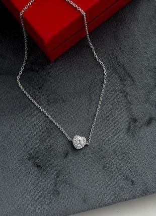 Срібний браслет з діамантом2 фото