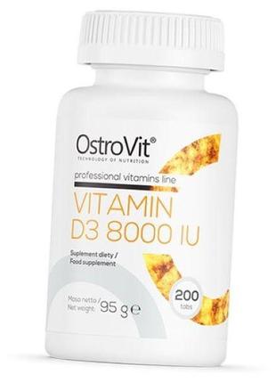 Вітамін d3 ostrovit vitamin d3 8000 200 tabl