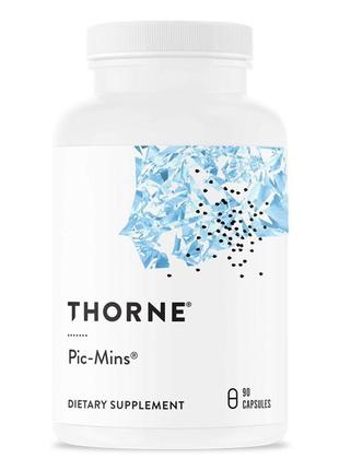 Мікроелементи thorne research pic-mins, 90 vegetarian capsules