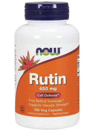 Рутин now rutin 450 mg 100 veg caps