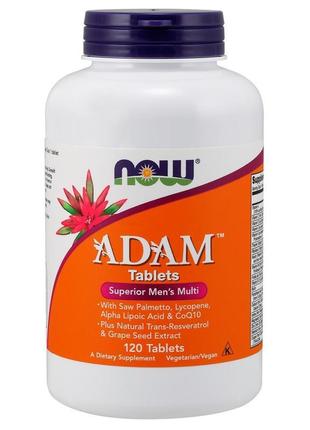 Mультивітаміни для чоловіків now foods adam superior men's mul...