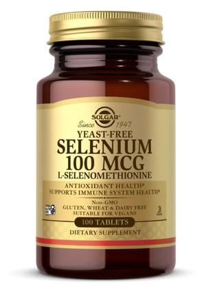 Selenium yeast-free 100 mcg - 100 tabs