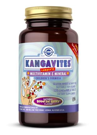 Kangavites® multivitamin &amp; mineral - 120 tabs bouncin' berry
