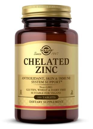 Chelated zinc - 100 tabs