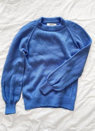 Вязаный свитер  (мериносовая шерсть+кашемир)