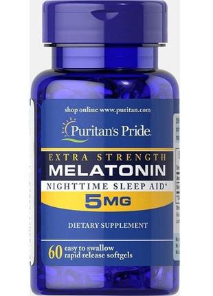 Melatonin extra strength 5mg - 60softgels