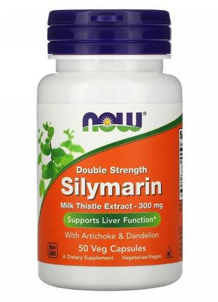 Розторопша now foods (silymarin) 300 мг 50 капсул