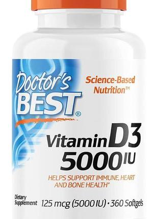 Вітамін vitamin d3 (5000 iu) 360 softgels