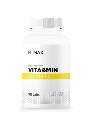 Вітамінно-мінеральний комплекс fit max vit&min; complex 90 tabs