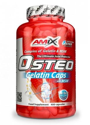 Для суглобів та зв'язок amix nutrition osteogelatine + msm 400cps