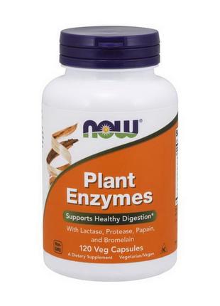 Травні ферменти now plant enzymes 120 veg caps
