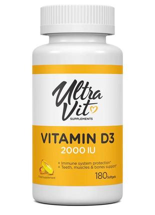 Vitamin d3 2000 iu - 180 softgels