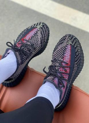 Adidas yeezy boost 350 v2 (шнурки рефлективні)3 фото