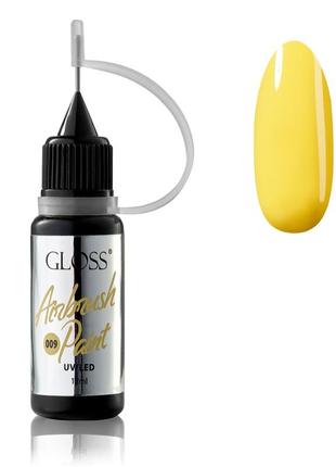 Фарба для аерографа gloss airbrush paint 009, 12 мл