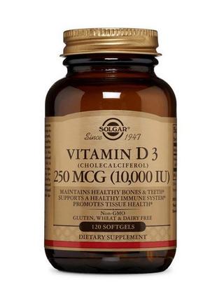 Вітамін d3 solgar vitamin d3 10000 iu 120soft